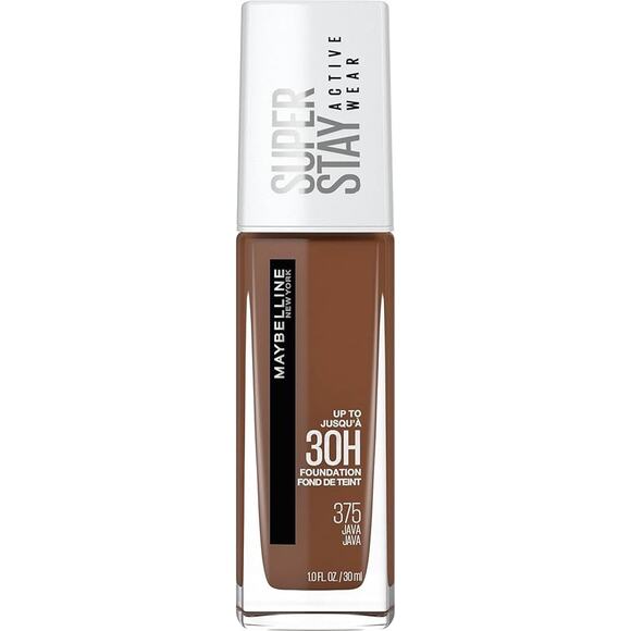 Maybelline Super Stay Active Wear 30 Hours Liquid Foundation 375 Java - Picture 1 of 9